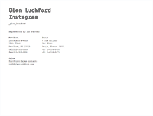 Tablet Screenshot of glenluchford.com